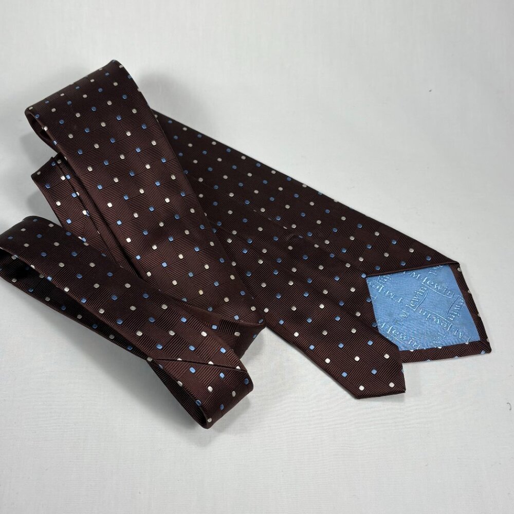 3 beautiful T M Lewin all silk ties - Picture 5 of 6